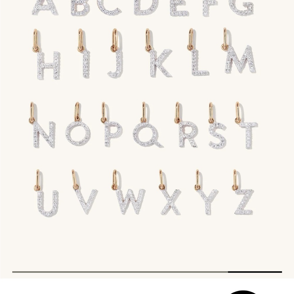 Mejuri Gold and Silver Alphabet Earrings